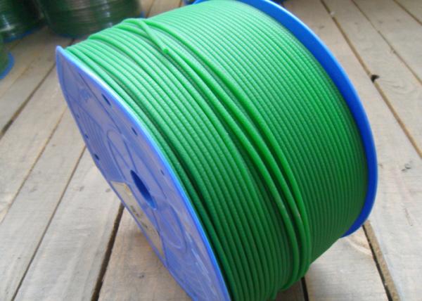 China el color verde y la naranja de 3m m colorean el cordón redondo de la correa de la transmisión del diámetro del poliuretano industrial de la PU en venta