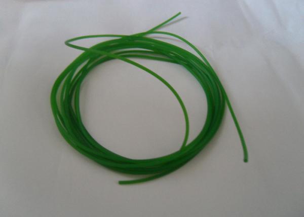 중국 Green and orange color smooth and rough Industrial Transmission urethane round belt Polyurethane Cord connected 판매중