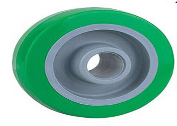 Industrial PU Coating Polyurethane Rollers Wheels / Polyurethane Wheels Replacement