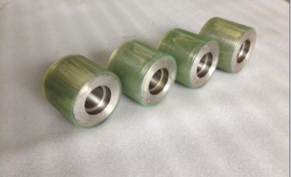 OEM Industrial Erosion Resistant PU Polyurethane Rollers Wheels / Polyurethane Wheels for Conveyor