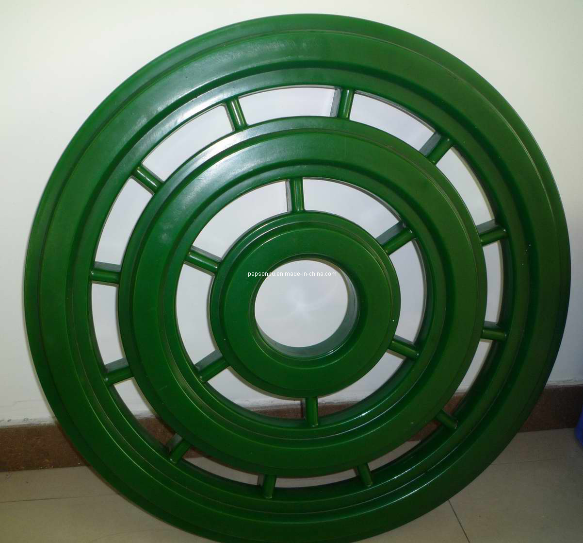 Custom Made Colored Polyurethane Rubber Wheels with Metal Part