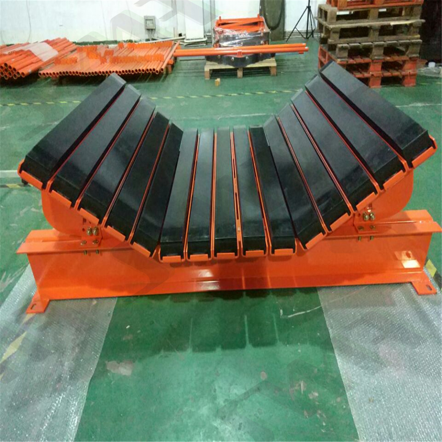 Belt Conveyor Components Rubber Impact Bars