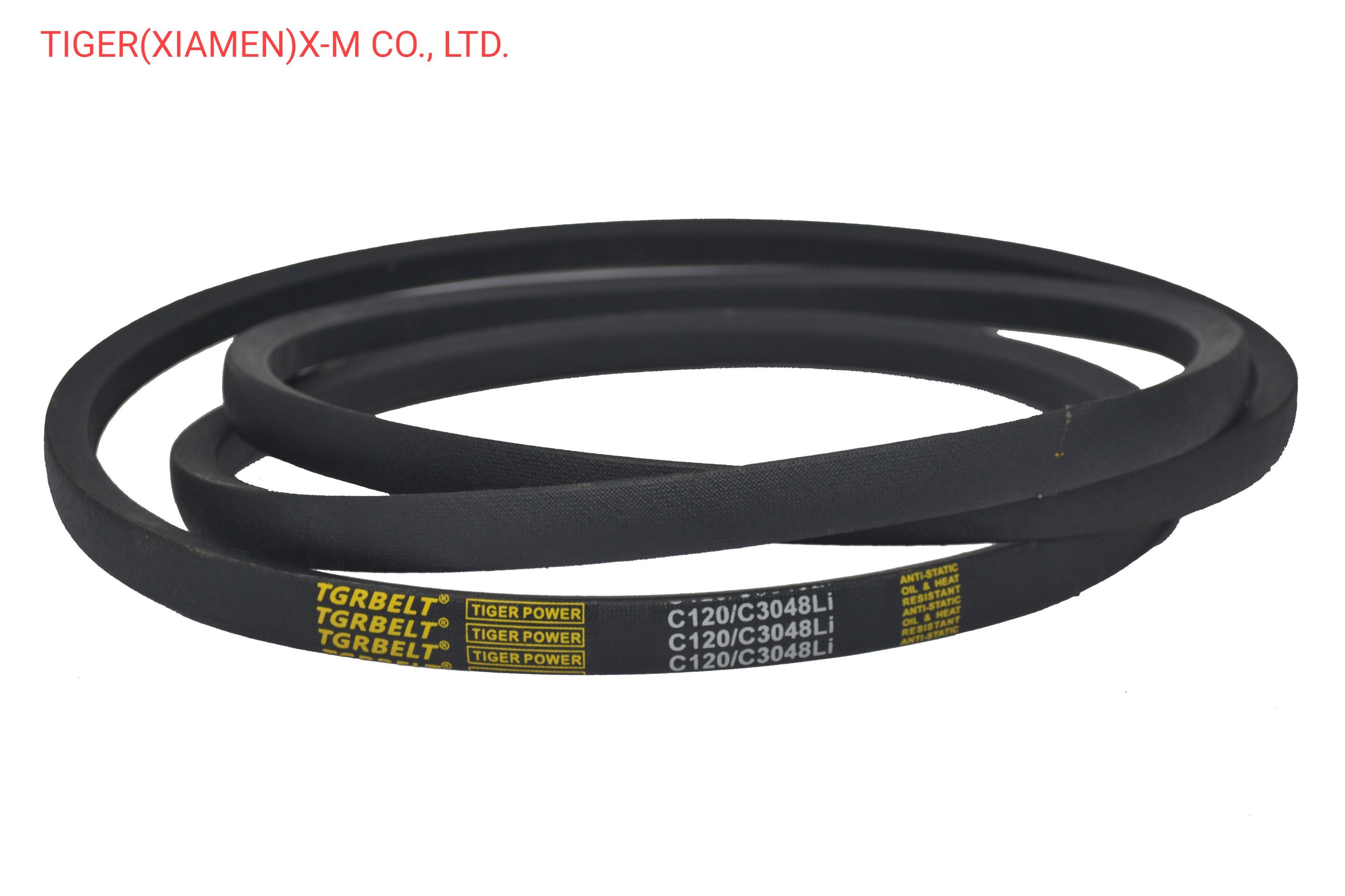 China 
                                Tiger Black Rubber Triangle Belt
             supplier