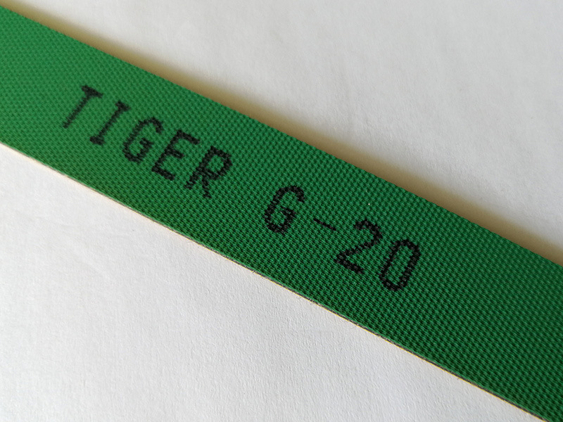 
                                 Tiger Factory 2.0mm Green 및 Yellow Textile Tangential Drive Belt                            