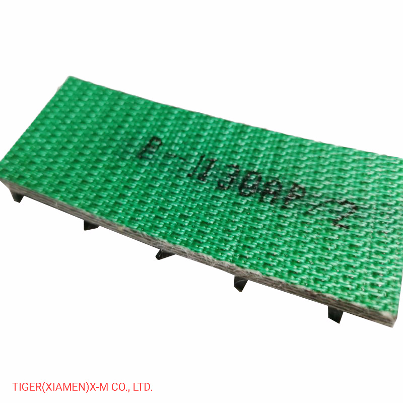 Tiger Supplier 9mm Green and Black PVC Conveyor Belt for Polishing Machine